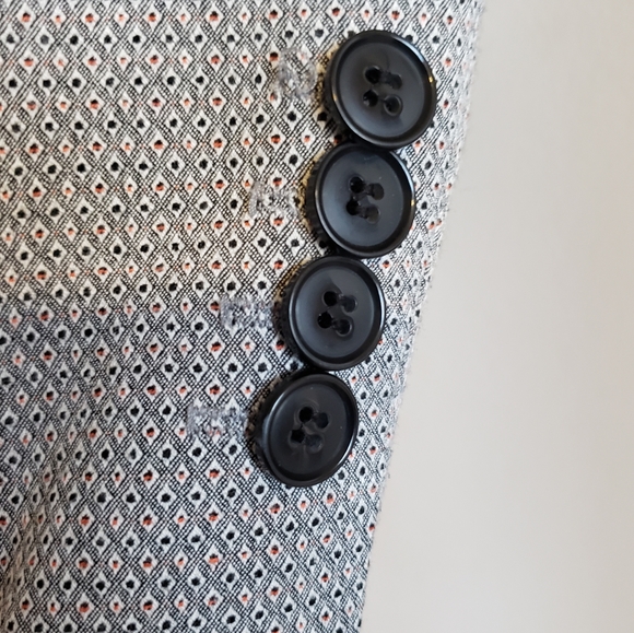 Tristan Classic Structured Blazer Pink Blue Diamond Graphic Woman Size One - Picture 8 of 16